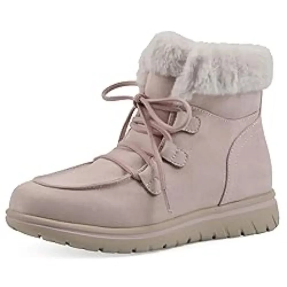 CLIFFS BY WHITE MOUNTAIN Women's Harrison Cushioned Lace-Up Ankle Bootie Sz 7.5